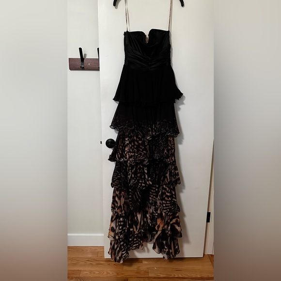 Party 21 - Leopard tiered Prom Dress - Picture 3 of 4